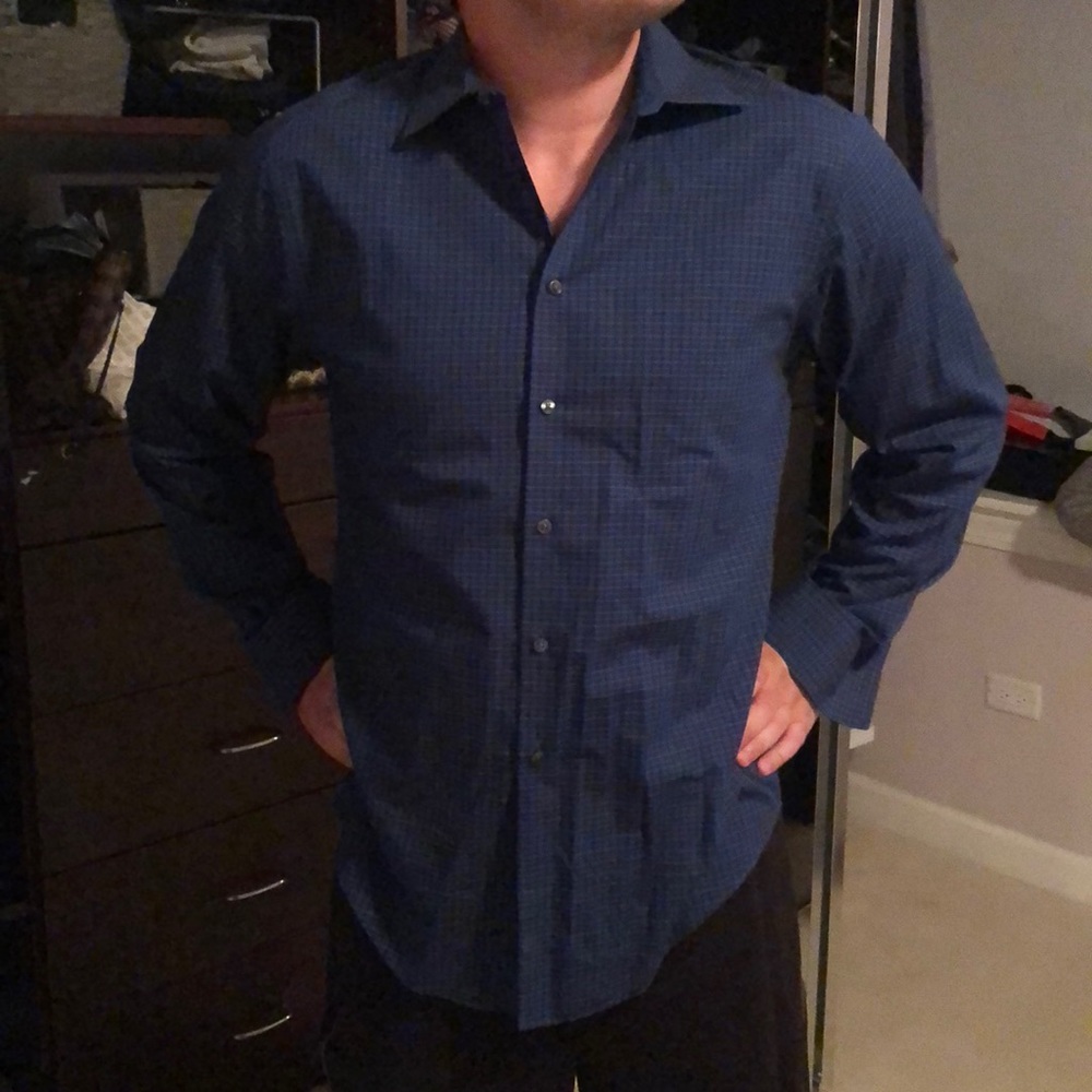 Men’s button down collar slim fit